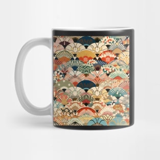 Traditional japanese fan pattern Mug